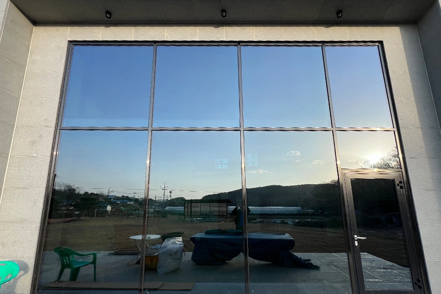 안양 전원주택 외관 창문 썬팅필름 시공 완료